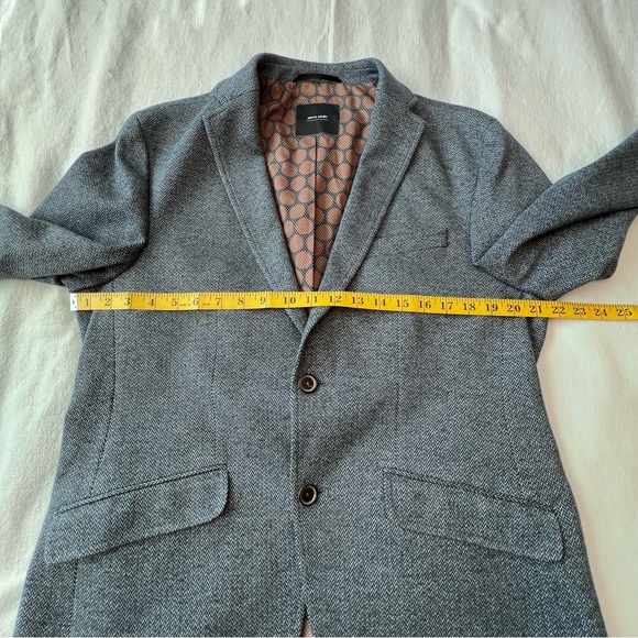 Pierre Cardin Men’s Lightweight Semi Fitted Sport Coat Blazer Jacket Blue Sz 50 - Picture 7 of 12